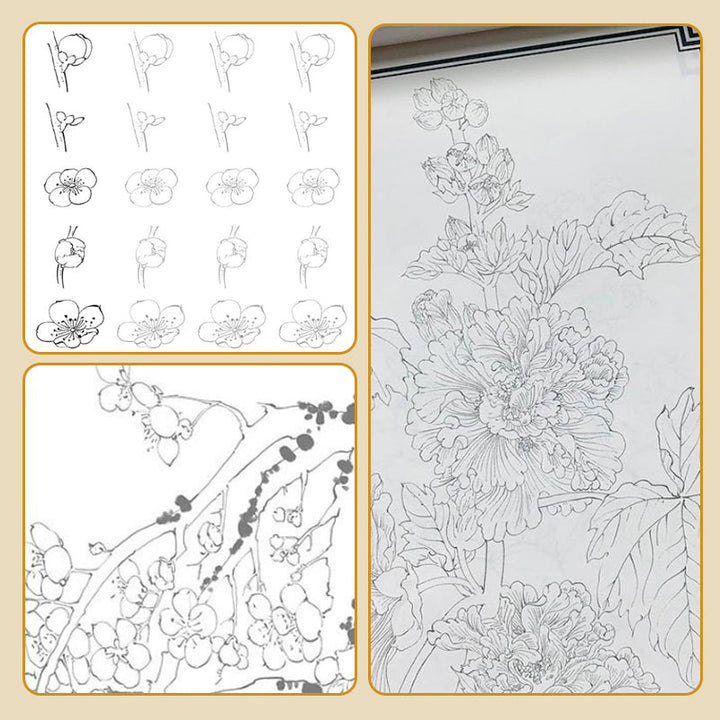 BowLift | Chinese painting white drawing copying album