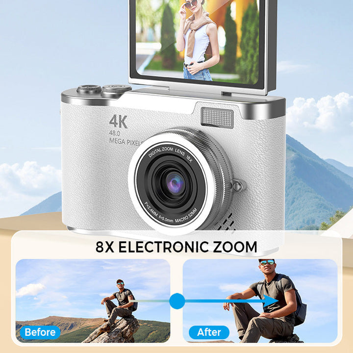 BowLift | 4K HD Flip-Screen Digital Camera