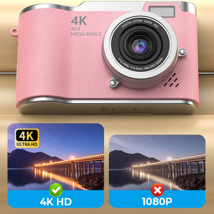 BowLift | 4K HD Flip-Screen Digital Camera