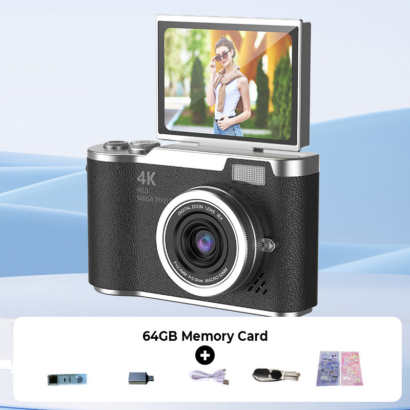 BowLift | 4K HD Flip-Screen Digital Camera