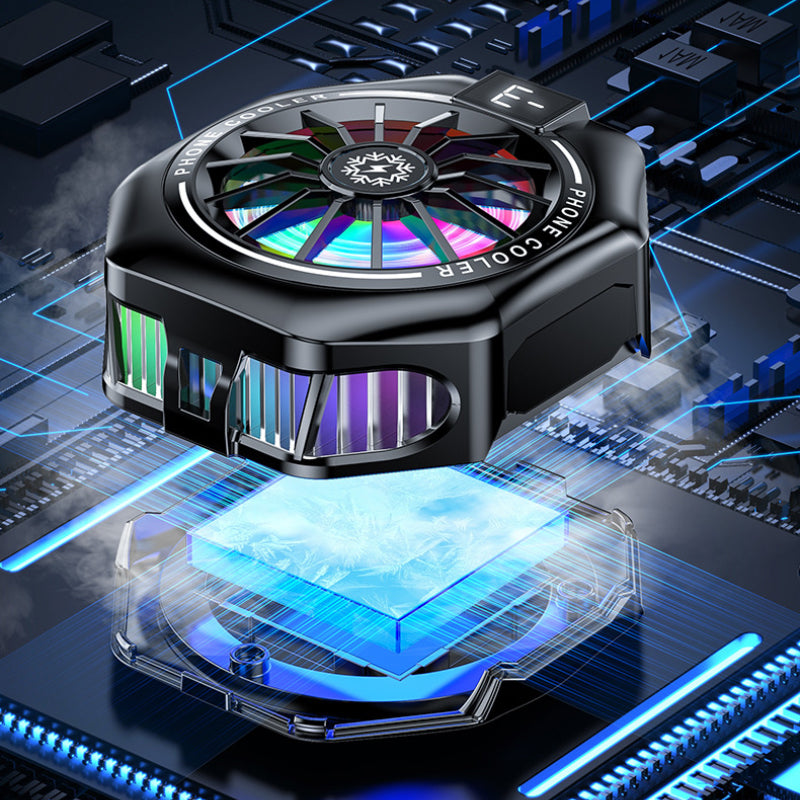 Magnetic Clip-on Phone Cooler with Semi-Conductor Cooling Chip | Bowlift