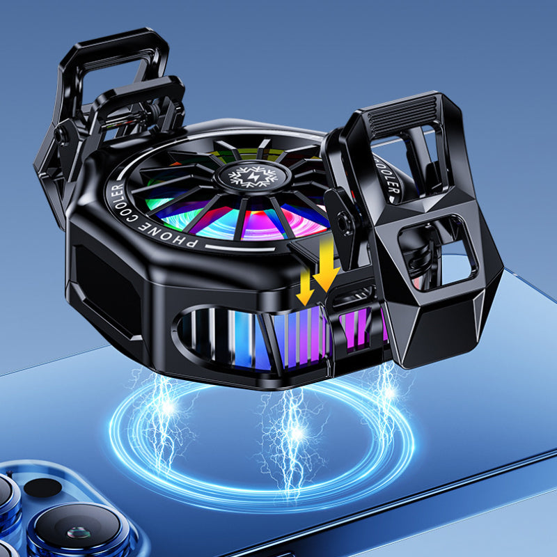 Magnetic Clip-on Phone Cooler with Semi-Conductor Cooling Chip | Bowlift