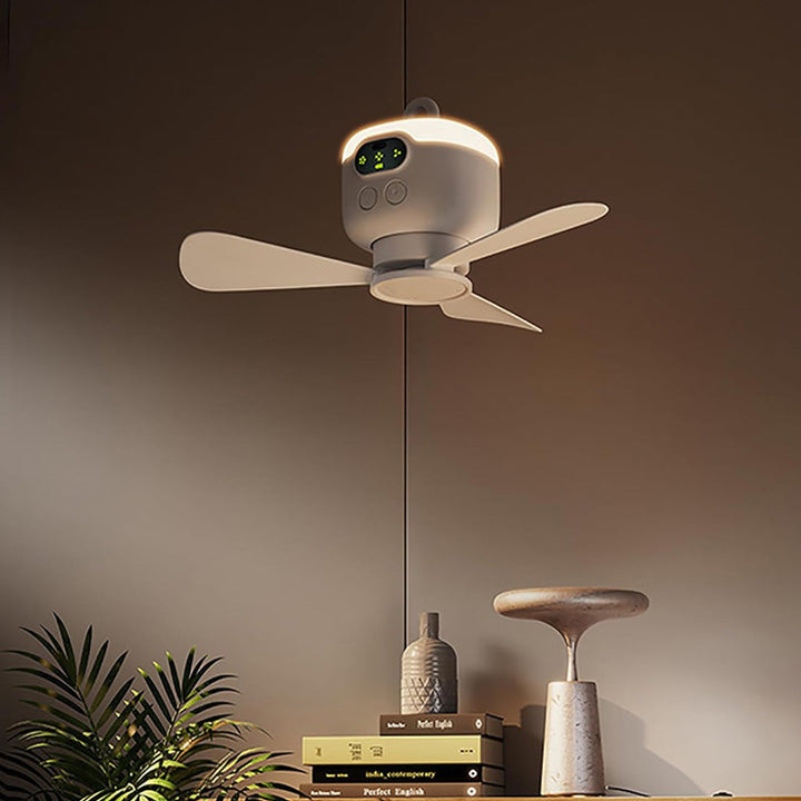 Rechargeable Ceiling Fan with LED Lights | Bowlift
