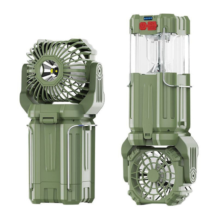 Solar LED Strong Light Outdoor Fan Lantern | Bowlift