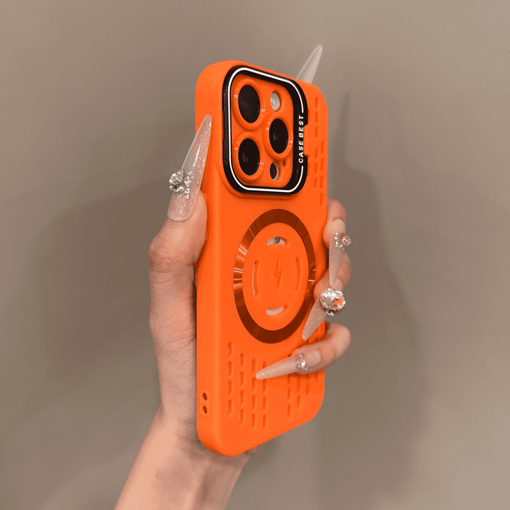 BowLift | Soft silicone safety cover with lightning-fast magnetic charging Case for iPhone