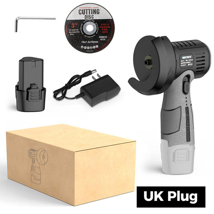 BowLift | 12V Mini Angle Grinder with Cutting Disc