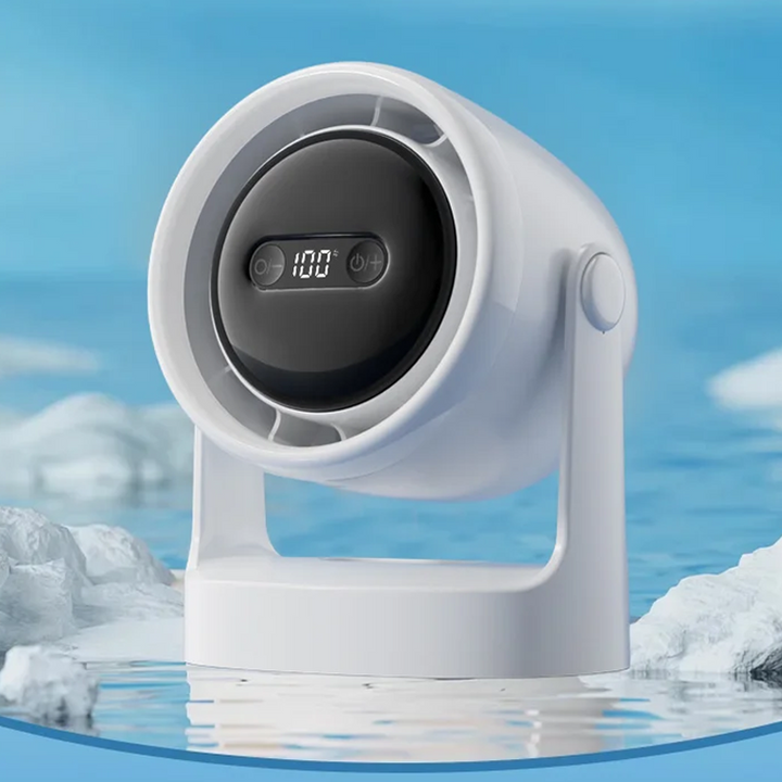 3-in-1 LED Light & Built-in Aromatherapy Diffuser Silent Mini Fan | Bowlift