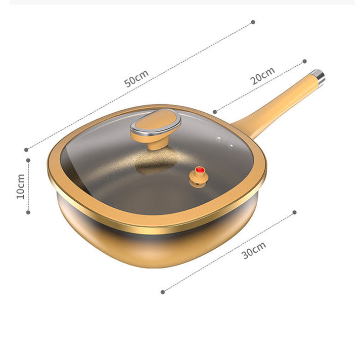 BowLift | [Titanium Extreme Non-Stick Frying Pan] Revolution in the kitchen, easy cooking without oil smoke!