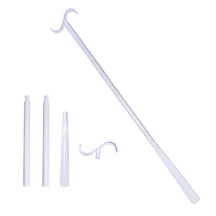BowLift | Adjustable long shoehorn with sock remover for seniors