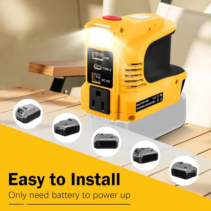 BowLift | Compact DC to AC inverter - for cars, caravans, outdoor use and holiday homes