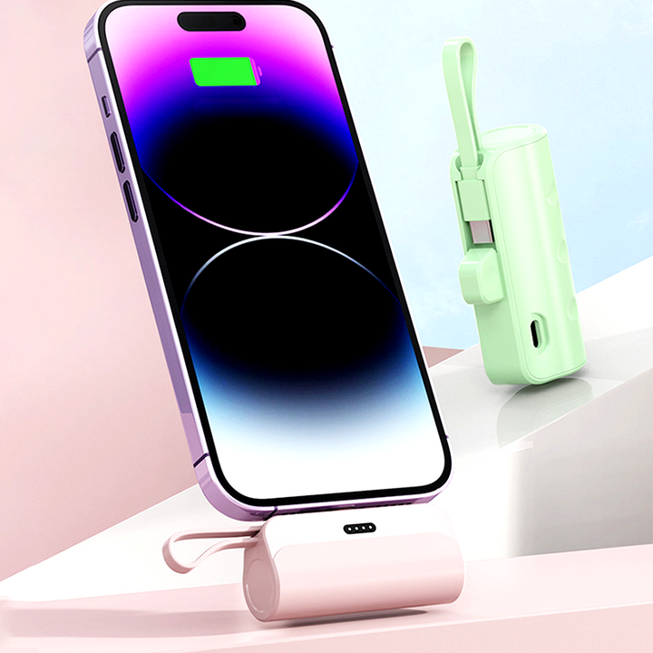 BowLift | Portable Power Bank with High Capacity and Built-in Cables