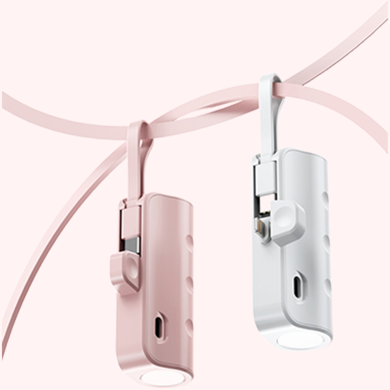 BowLift | Portable Power Bank with High Capacity and Built-in Cables