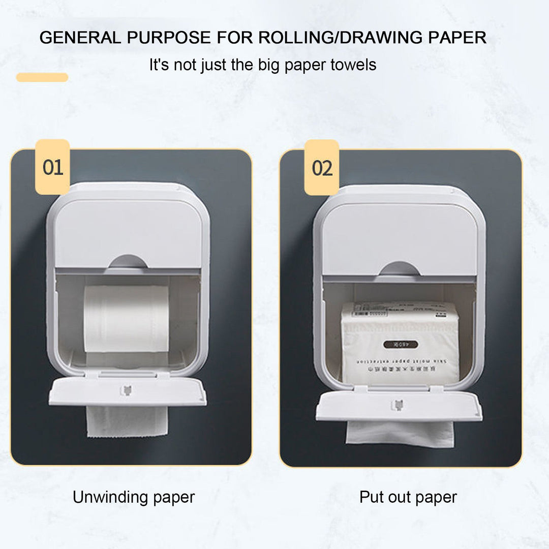 BowLift | Flush-free toilet paper holder box