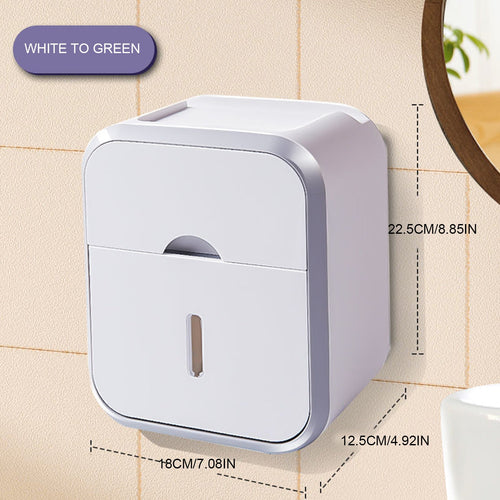 BowLift | Flush-free toilet paper holder box