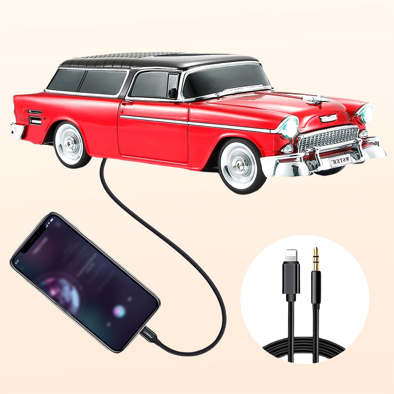 BowLift | Wireless Bluetooth speaker in retro car model