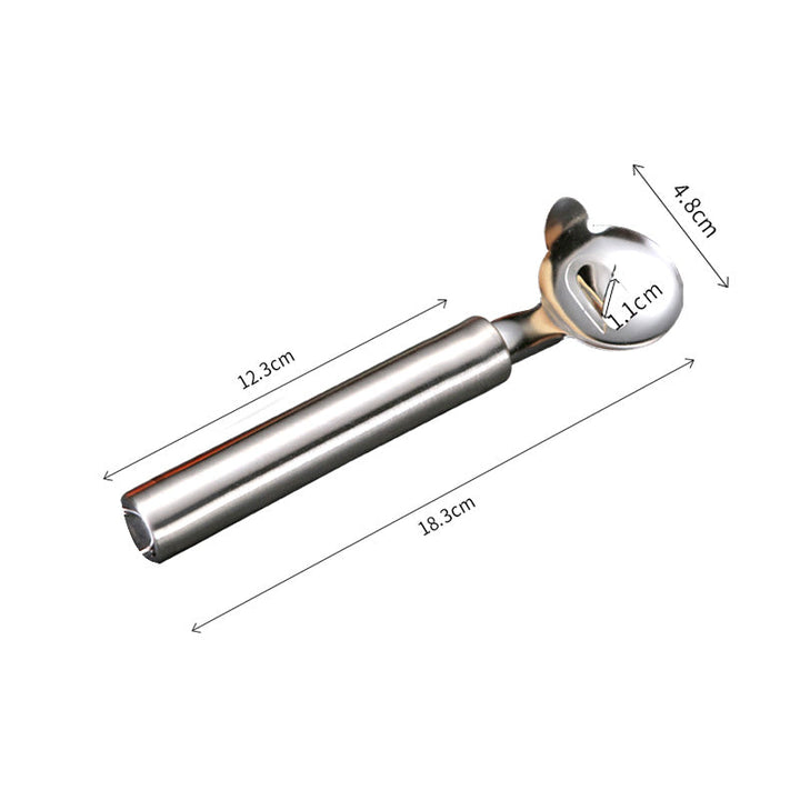 BowLift | Stainless steel noodle knife with slotted design