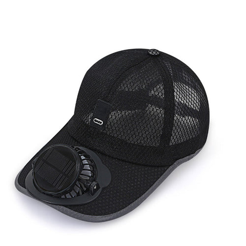 Breathable Baseball Cap with Solar Fan | Bowlift
