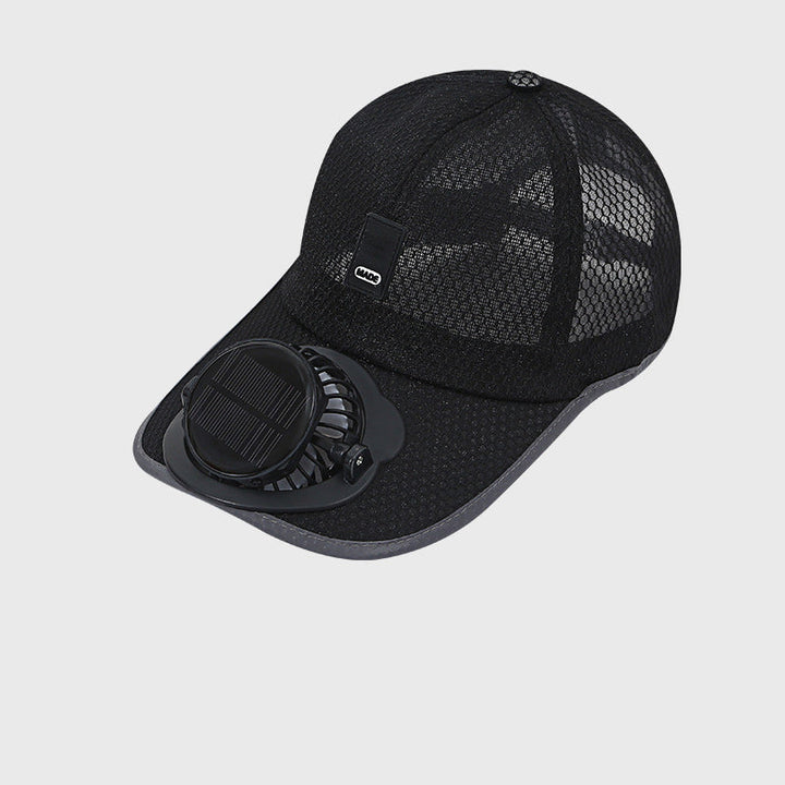 Breathable Baseball Cap with Solar Fan | Bowlift
