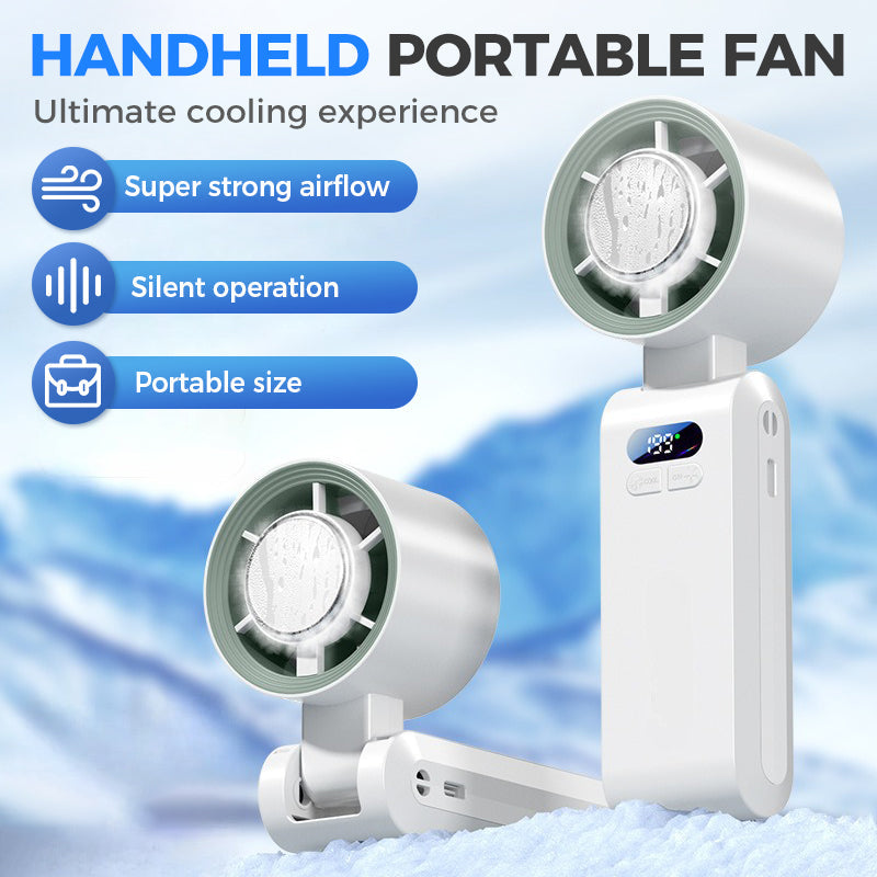 Handheld Portable Fan with Ice Cooler | Bowlift
