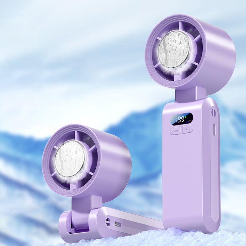 Handheld Portable Fan with Ice Cooler | Bowlift