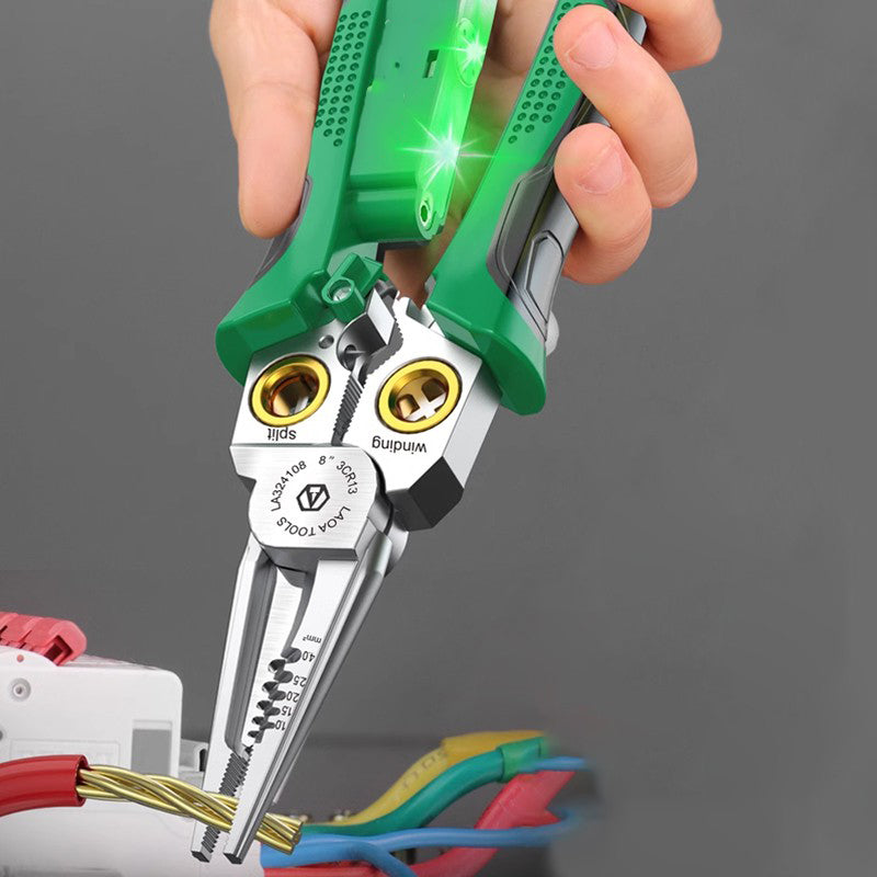 BowLift | 8-in-1 Multifunctional newspaper insulation scissors with electric test