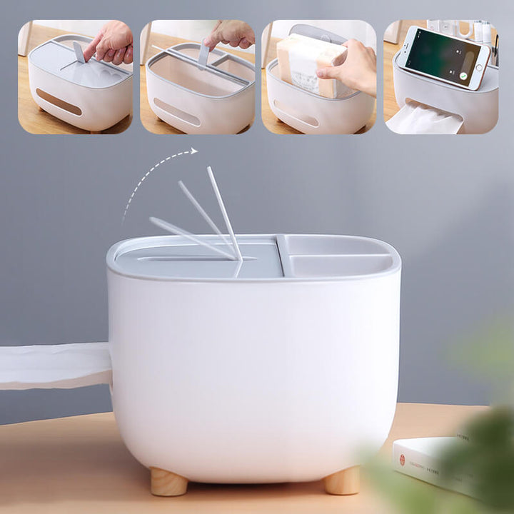 BowLift | Multifunctional storage box for paper mobile phone holder