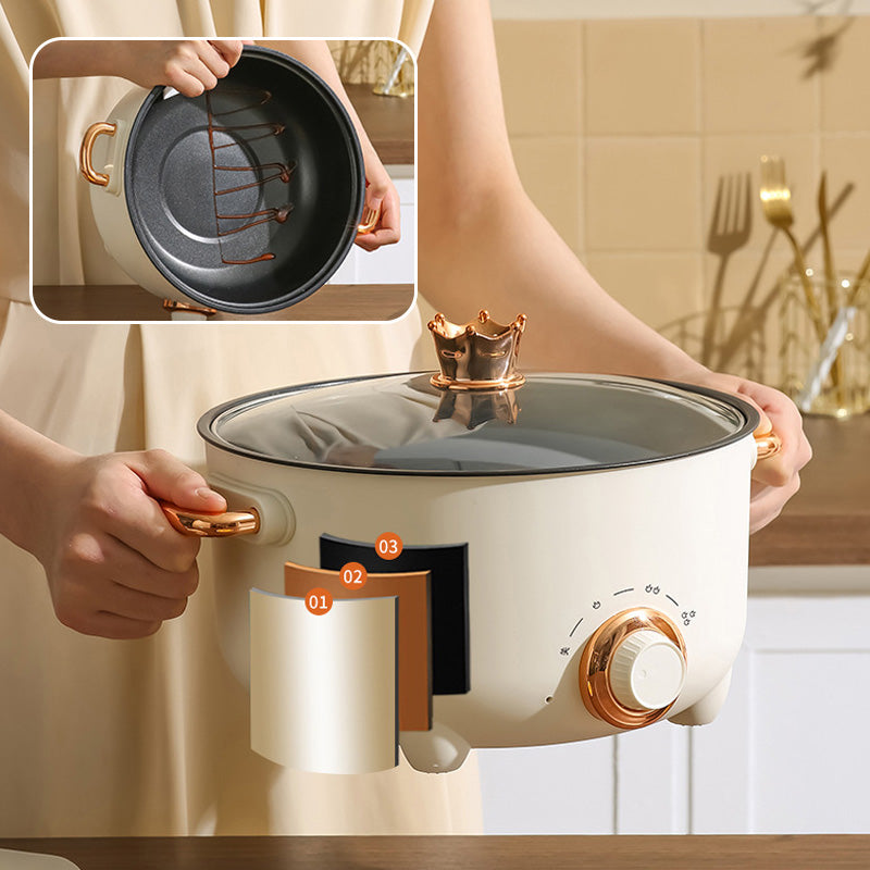 BowLift | Multifunctional electric non-stick cooker with steamer