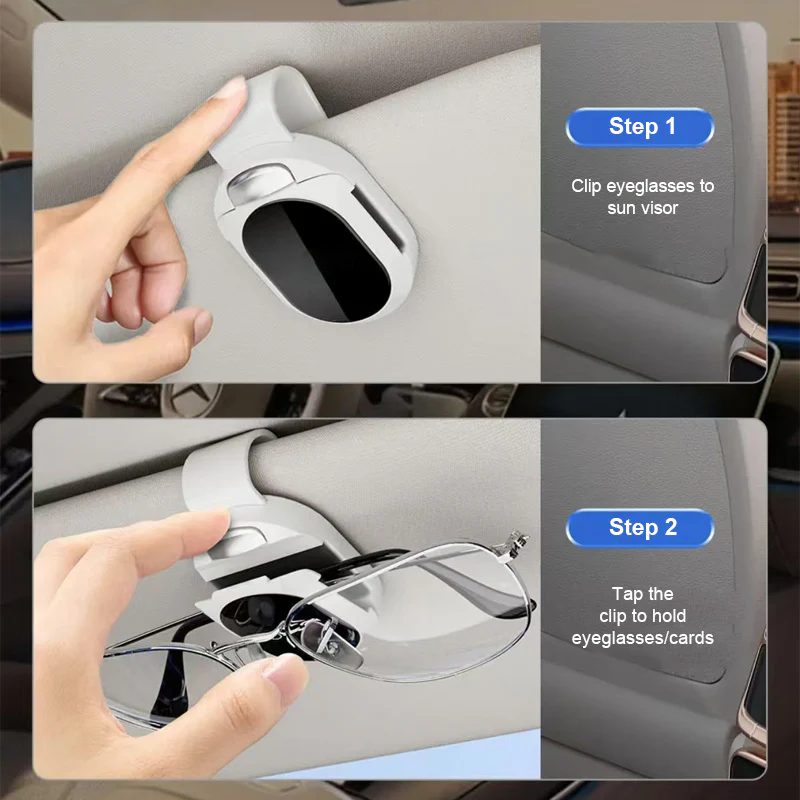 BowLift | Multifunctional sunglasses holder for car's sun visor