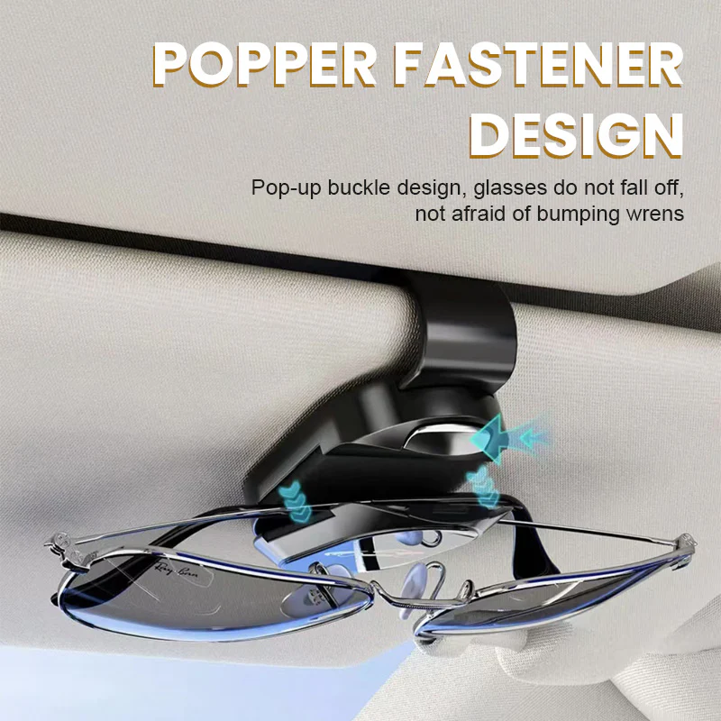 BowLift | Multifunctional sunglasses holder for car's sun visor