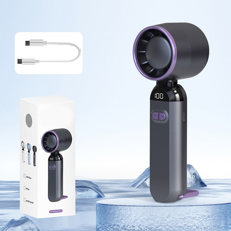 Portable Handheld Turbo Fan – Super Powerful Breeze, Ultra-Light & Perfect for Travel  | Bowlift