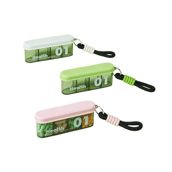 BowLift | Portable, sealed pill holder with 4 compartments