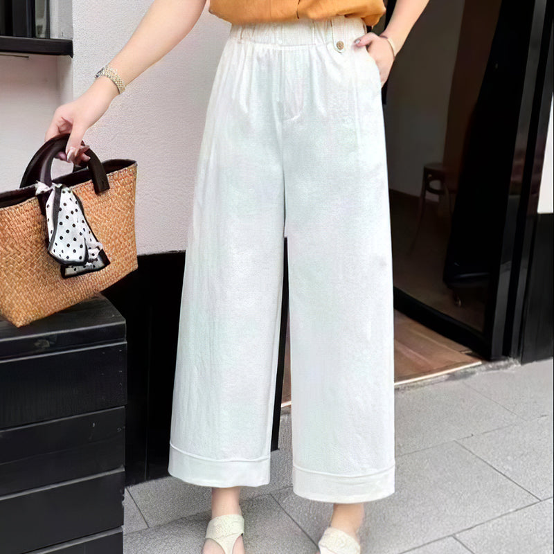 BowLift | High-waisted pants with wide legs