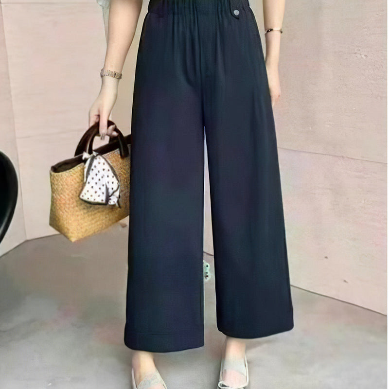 BowLift | High-waisted pants with wide legs