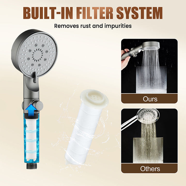 BowLift | Powerful shower head with high pressure and high flow rate