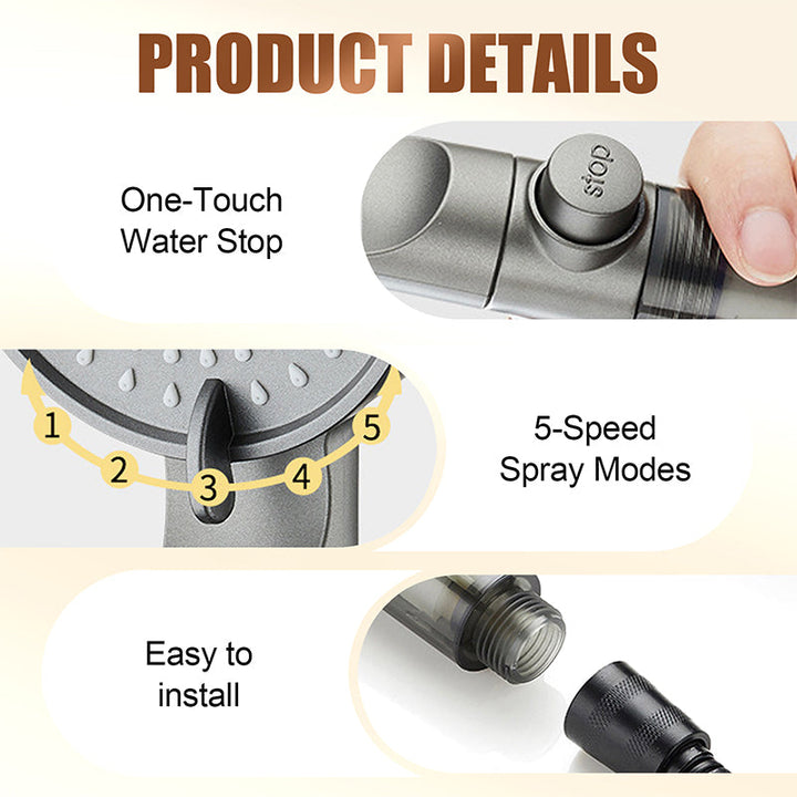 BowLift | Powerful shower head with high pressure and high flow rate