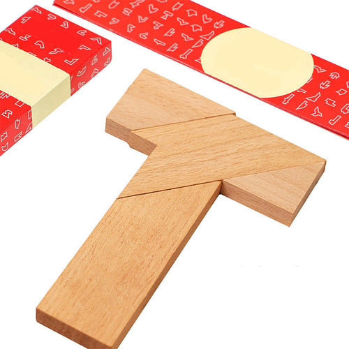 BowLift | T-shaped educational wooden puzzle