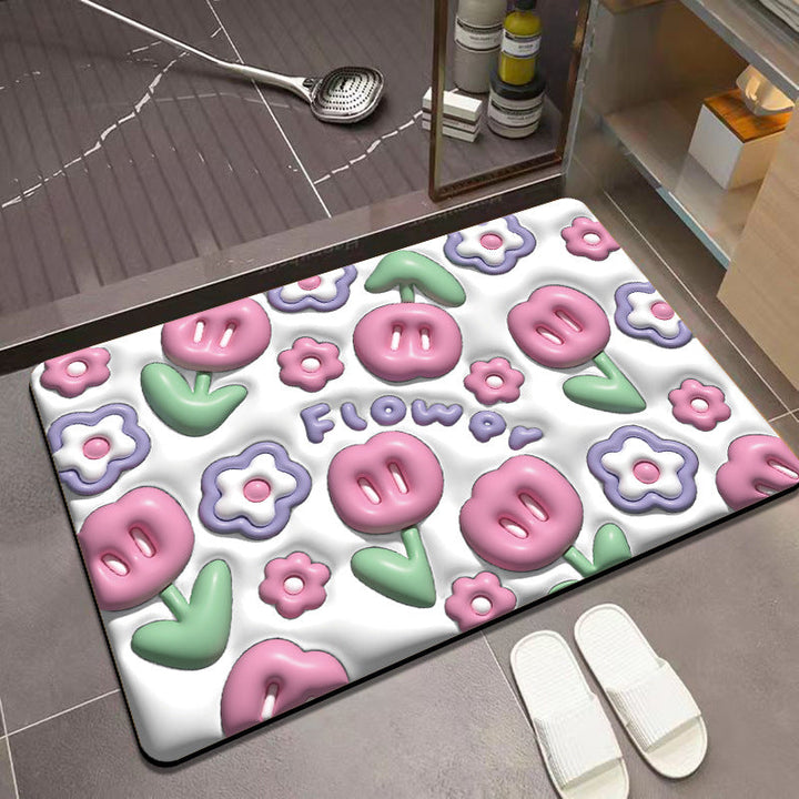 BowLift | 3D visual slip-resistant absorbent mat