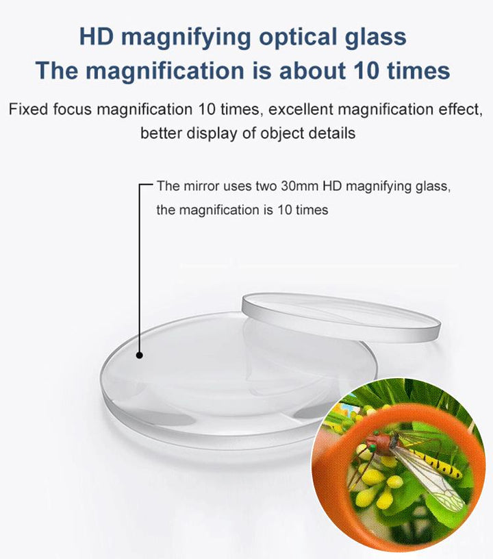 BowLift | Mini collapsible magnifying glass keychain