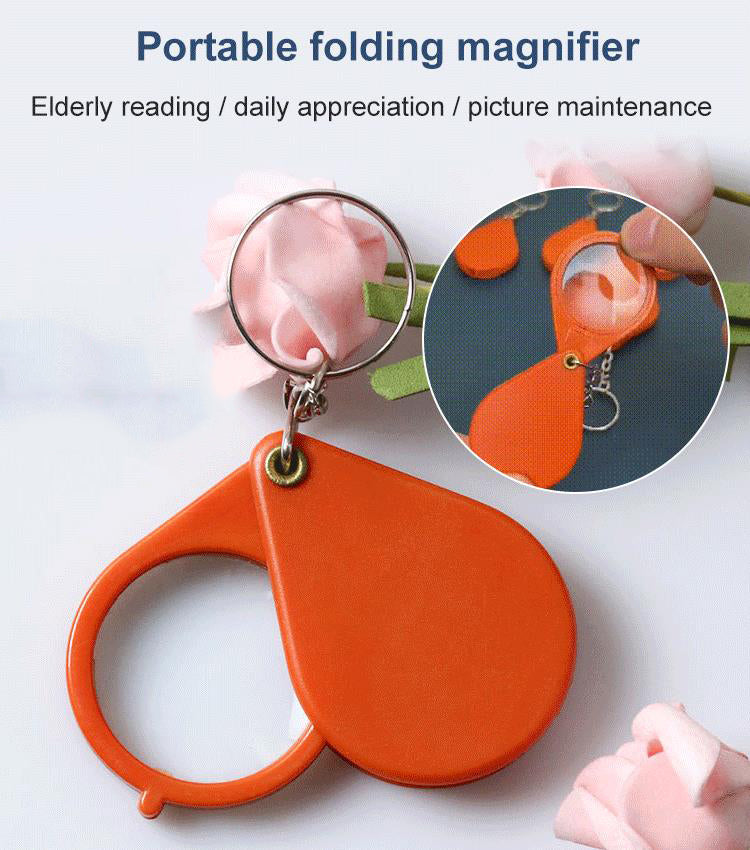 BowLift | Mini collapsible magnifying glass keychain