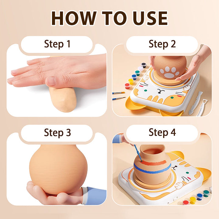 BowLift | Sweet ceramic wheel set for kids