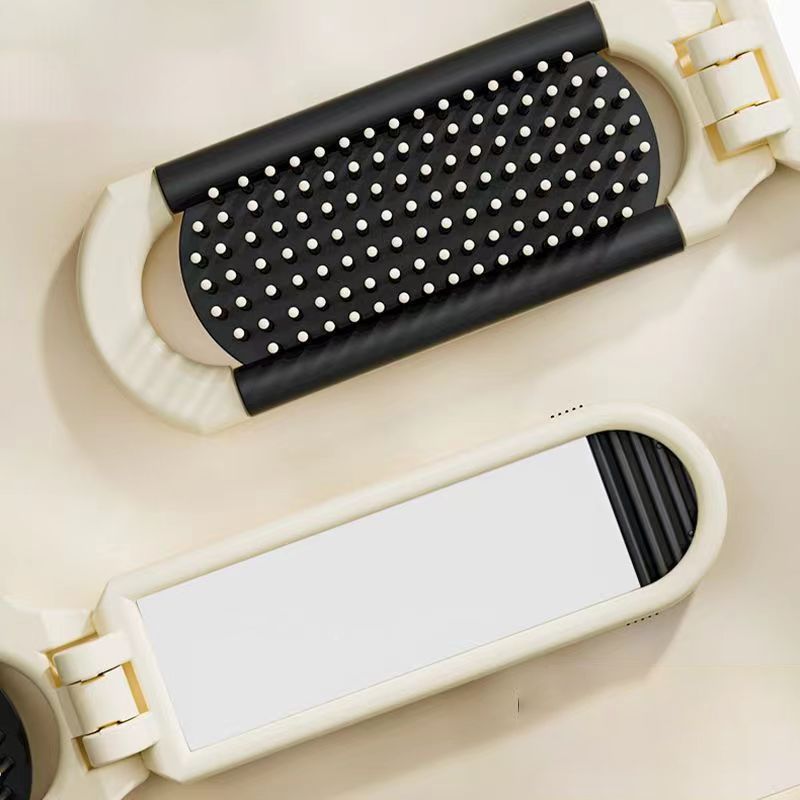 BowLift | Portable mini air cushion comb with removable mirror