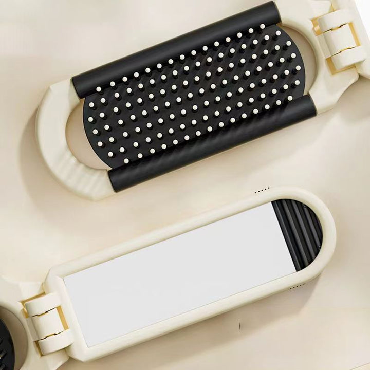BowLift | Portable mini air cushion comb with removable mirror