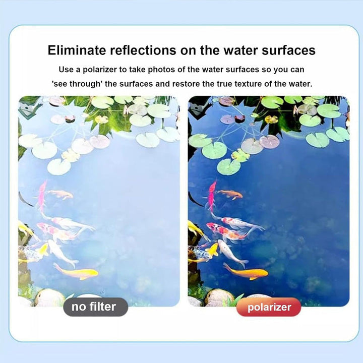 BowLift | Ultrathin circular polarizing filter with clamp