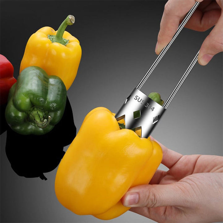 BowLift | Universal fruit core remover in stainless steel