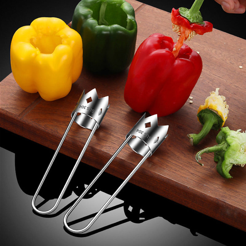BowLift | Universal fruit core remover in stainless steel