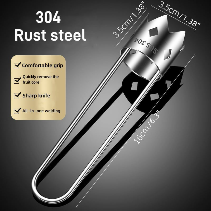 BowLift | Universal fruit core remover in stainless steel