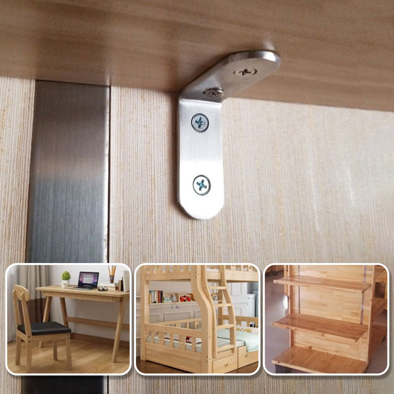 BowLift | 4-pack with corner brackets in stainless steel - includes 30 screws