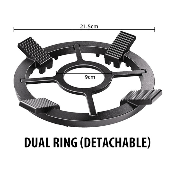 BowLift | Universal gas stove stand with non-slip support shelf