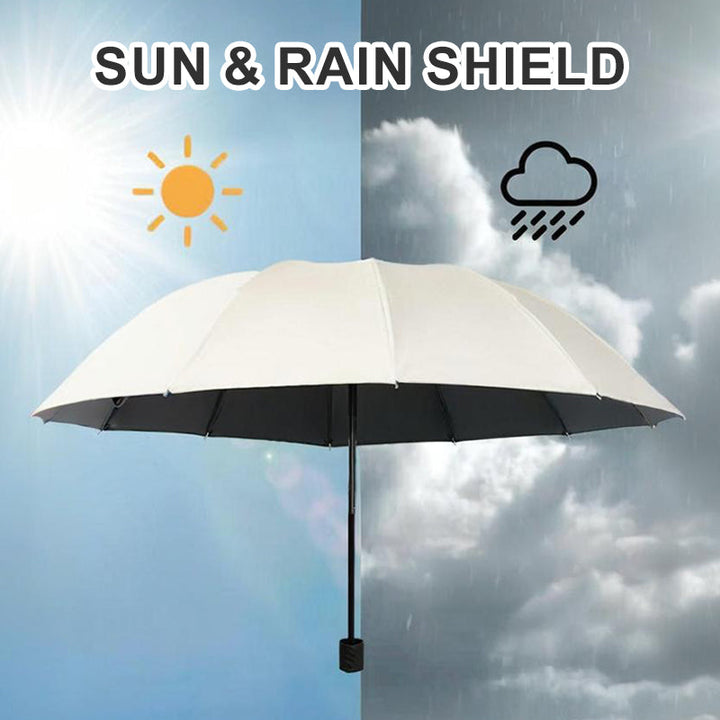 BowLift | Large foldable umbrella with 12 wind-resistant ribs