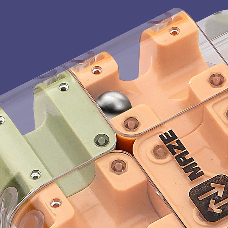 3D labyrinth cube with metal ball | Bowlift